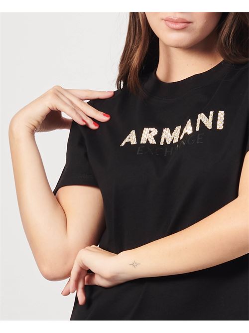 Armani Exchange t-shirt à col rond en coton ARMANI EXCHANGE | 6DYT36-YJ7VZ1200